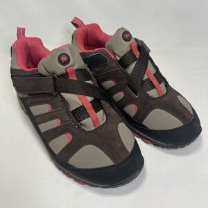 Merrell Chameleon Z-Rap Kids Hiking Shoes Girls Size 6.5 Espresso Holly Berry